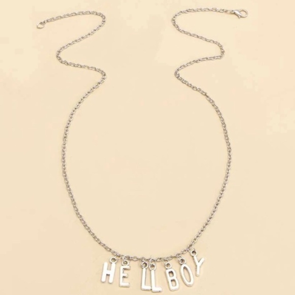 3/$30 🤍 Hell Boy Necklace